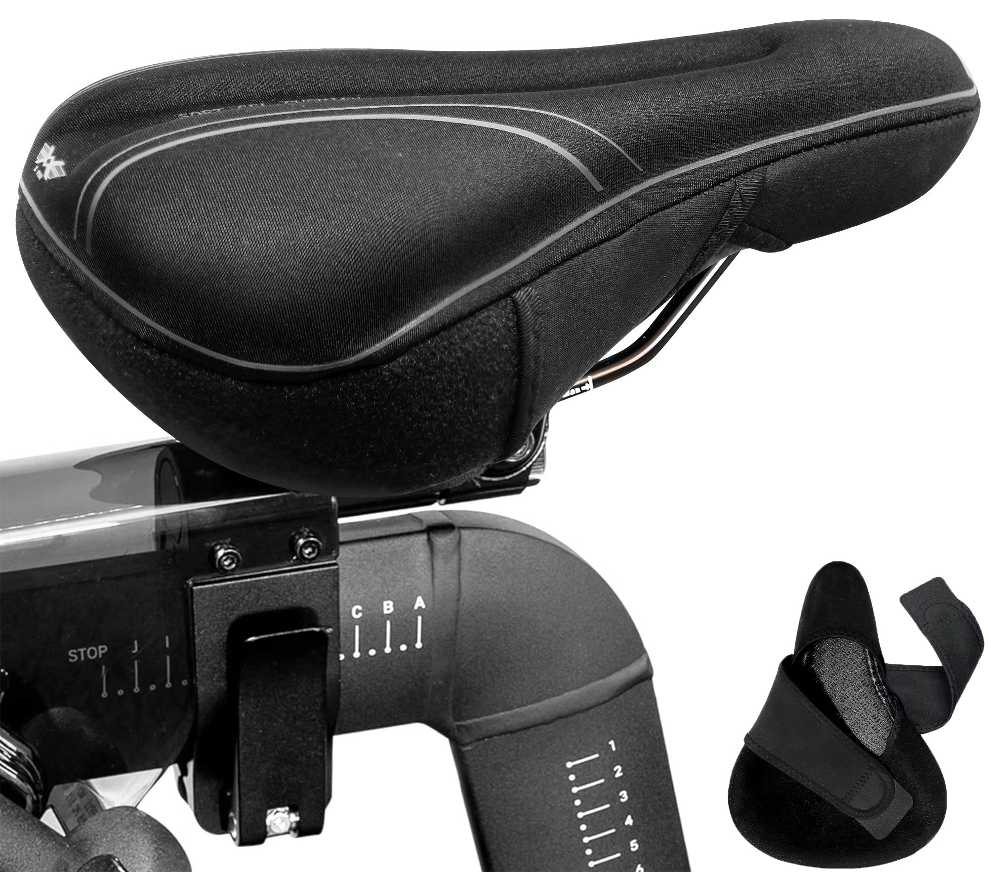 Gel bike seat 2025 cover rebel sport